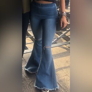 Newbury Kustom Hippie Flare Pants - Small